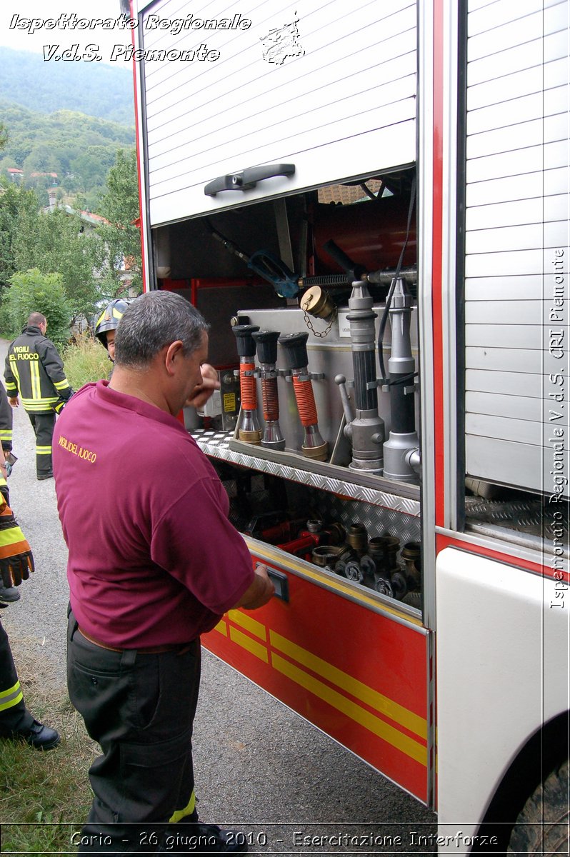 Corio - 26 giugno 2010 - Esercitazione Interforze -  Croce Rossa Italiana - Ispettorato Regionale Volontari del Soccorso Piemonte