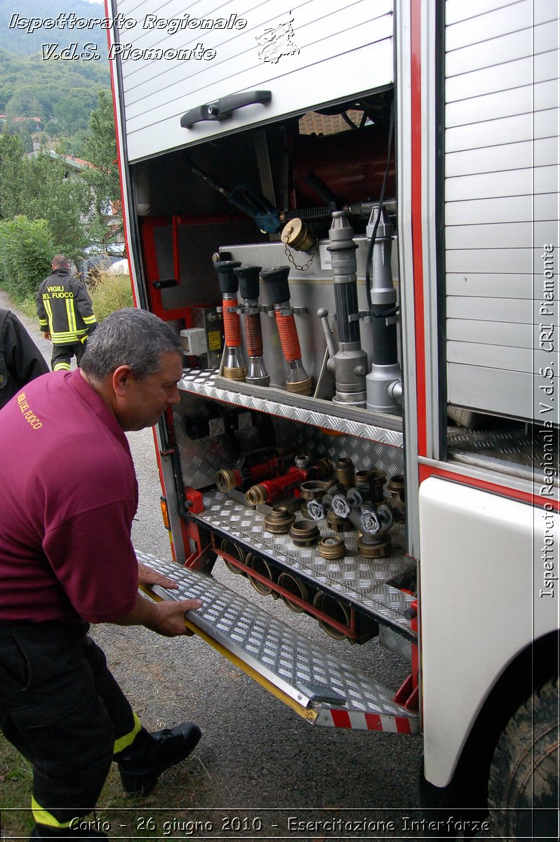 Corio - 26 giugno 2010 - Esercitazione Interforze -  Croce Rossa Italiana - Ispettorato Regionale Volontari del Soccorso Piemonte