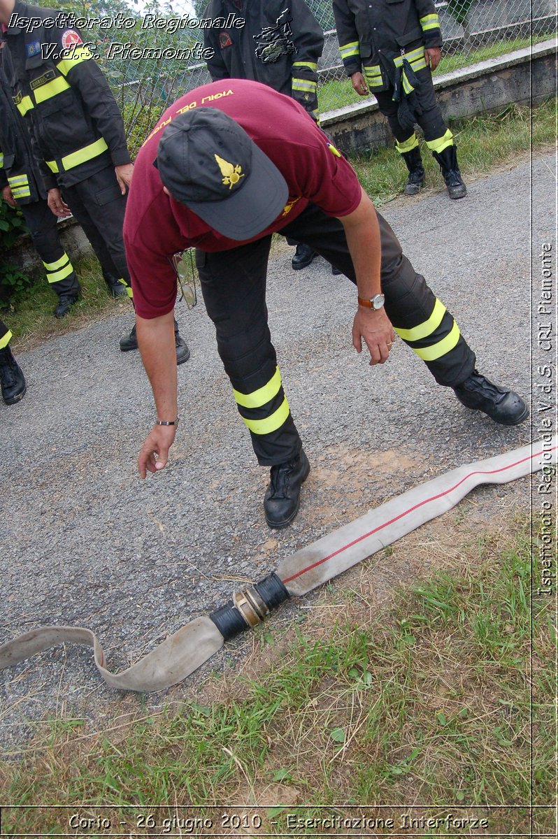 Corio - 26 giugno 2010 - Esercitazione Interforze -  Croce Rossa Italiana - Ispettorato Regionale Volontari del Soccorso Piemonte