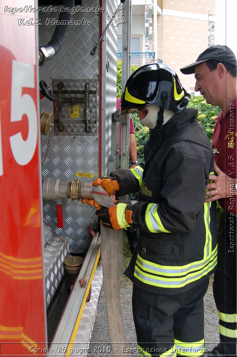 Corio - 26 giugno 2010 - Esercitazione Interforze -  Croce Rossa Italiana - Ispettorato Regionale Volontari del Soccorso Piemonte