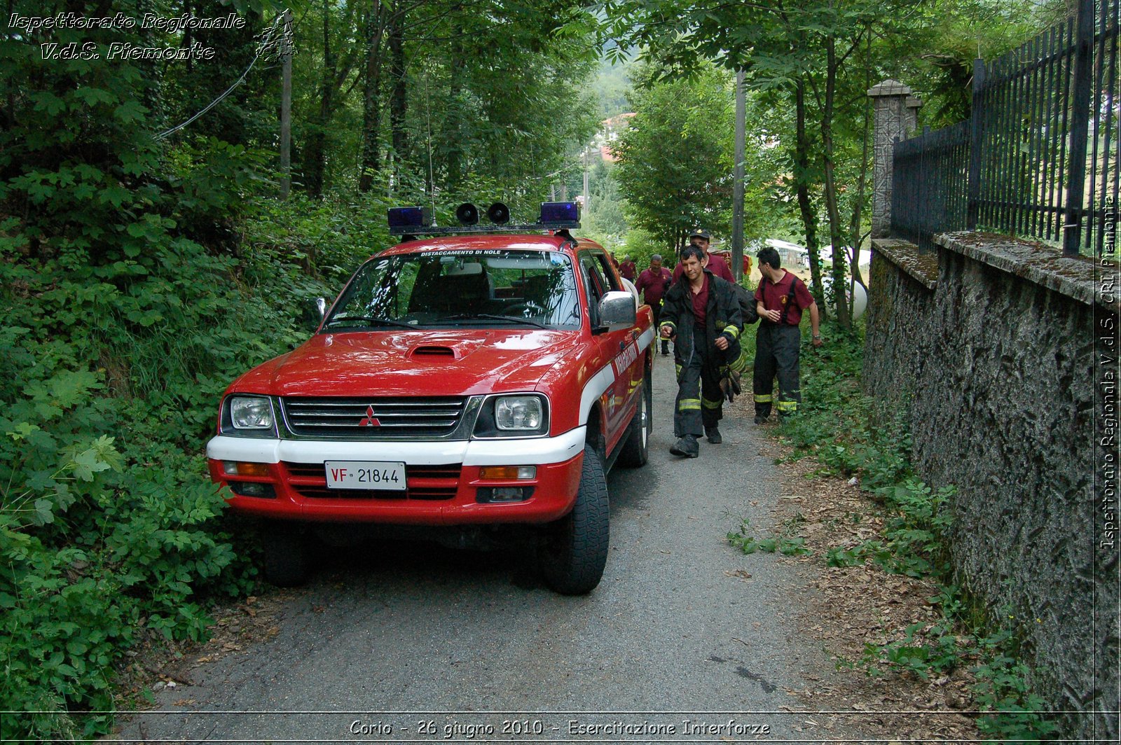 Corio - 26 giugno 2010 - Esercitazione Interforze -  Croce Rossa Italiana - Ispettorato Regionale Volontari del Soccorso Piemonte