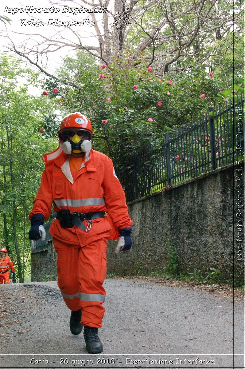 Corio - 26 giugno 2010 - Esercitazione Interforze -  Croce Rossa Italiana - Ispettorato Regionale Volontari del Soccorso Piemonte