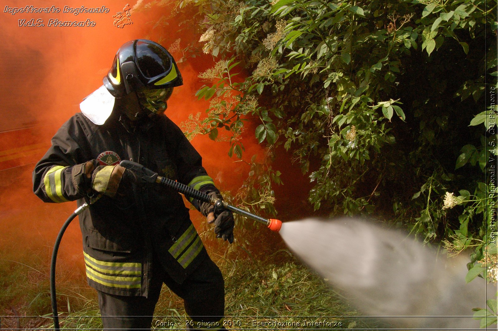 Corio - 26 giugno 2010 - Esercitazione Interforze -  Croce Rossa Italiana - Ispettorato Regionale Volontari del Soccorso Piemonte