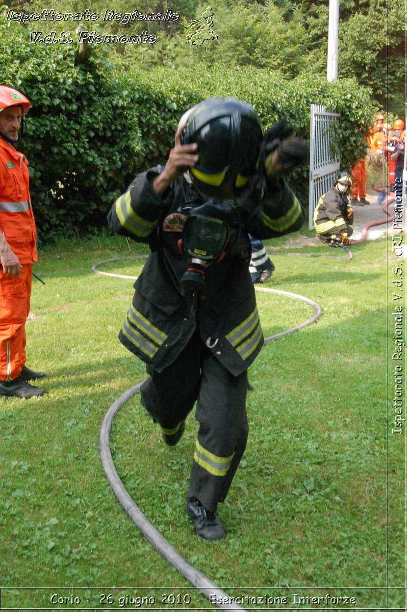 Corio - 26 giugno 2010 - Esercitazione Interforze -  Croce Rossa Italiana - Ispettorato Regionale Volontari del Soccorso Piemonte