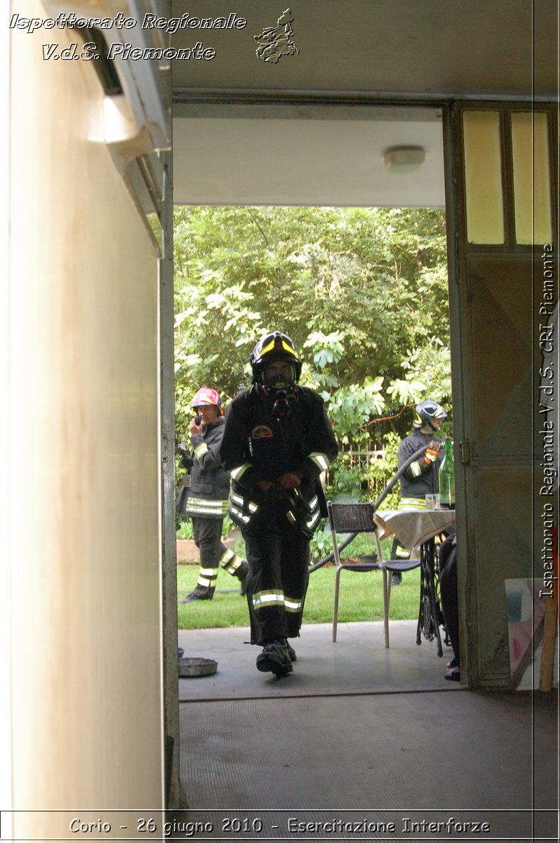 Corio - 26 giugno 2010 - Esercitazione Interforze -  Croce Rossa Italiana - Ispettorato Regionale Volontari del Soccorso Piemonte