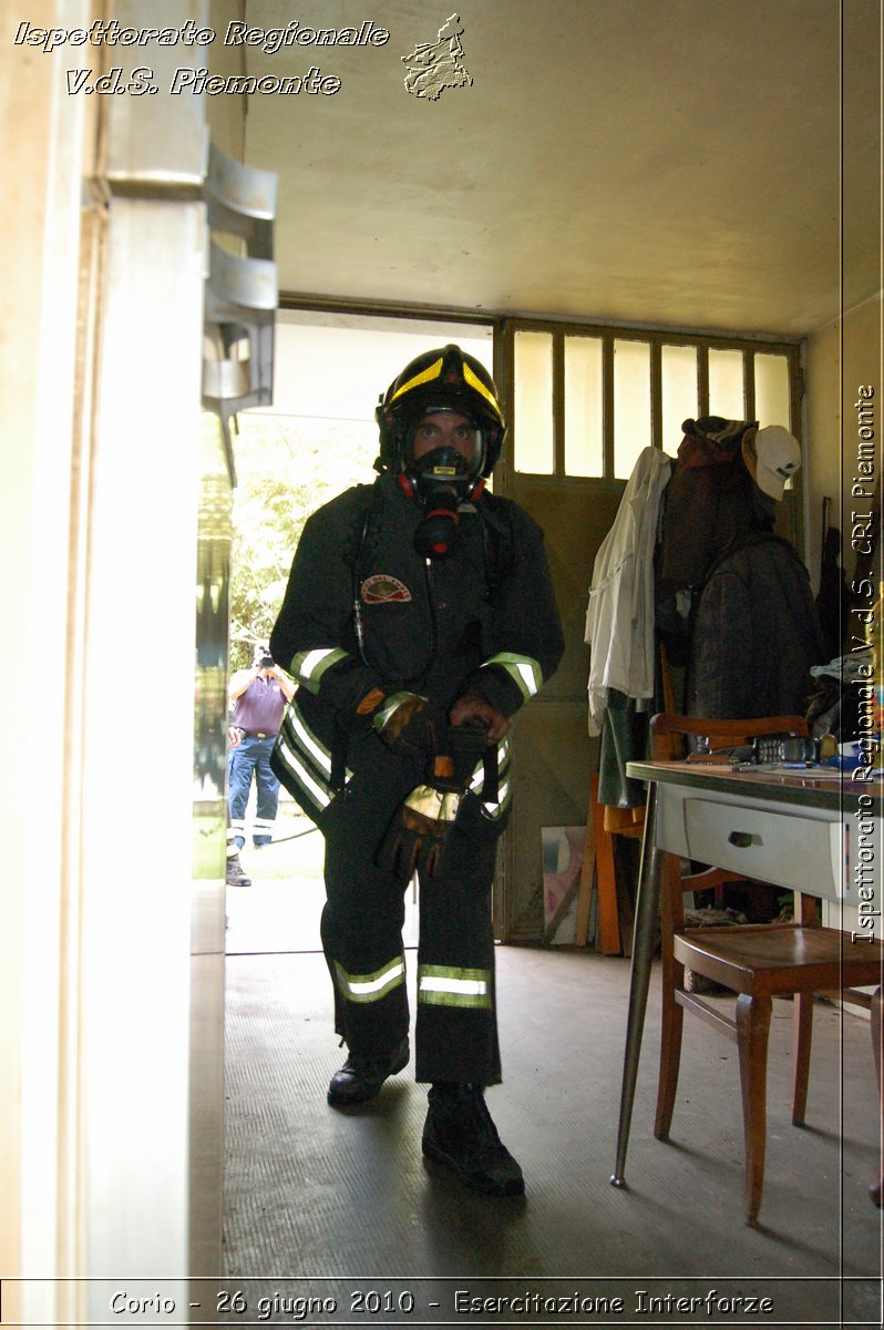 Corio - 26 giugno 2010 - Esercitazione Interforze -  Croce Rossa Italiana - Ispettorato Regionale Volontari del Soccorso Piemonte