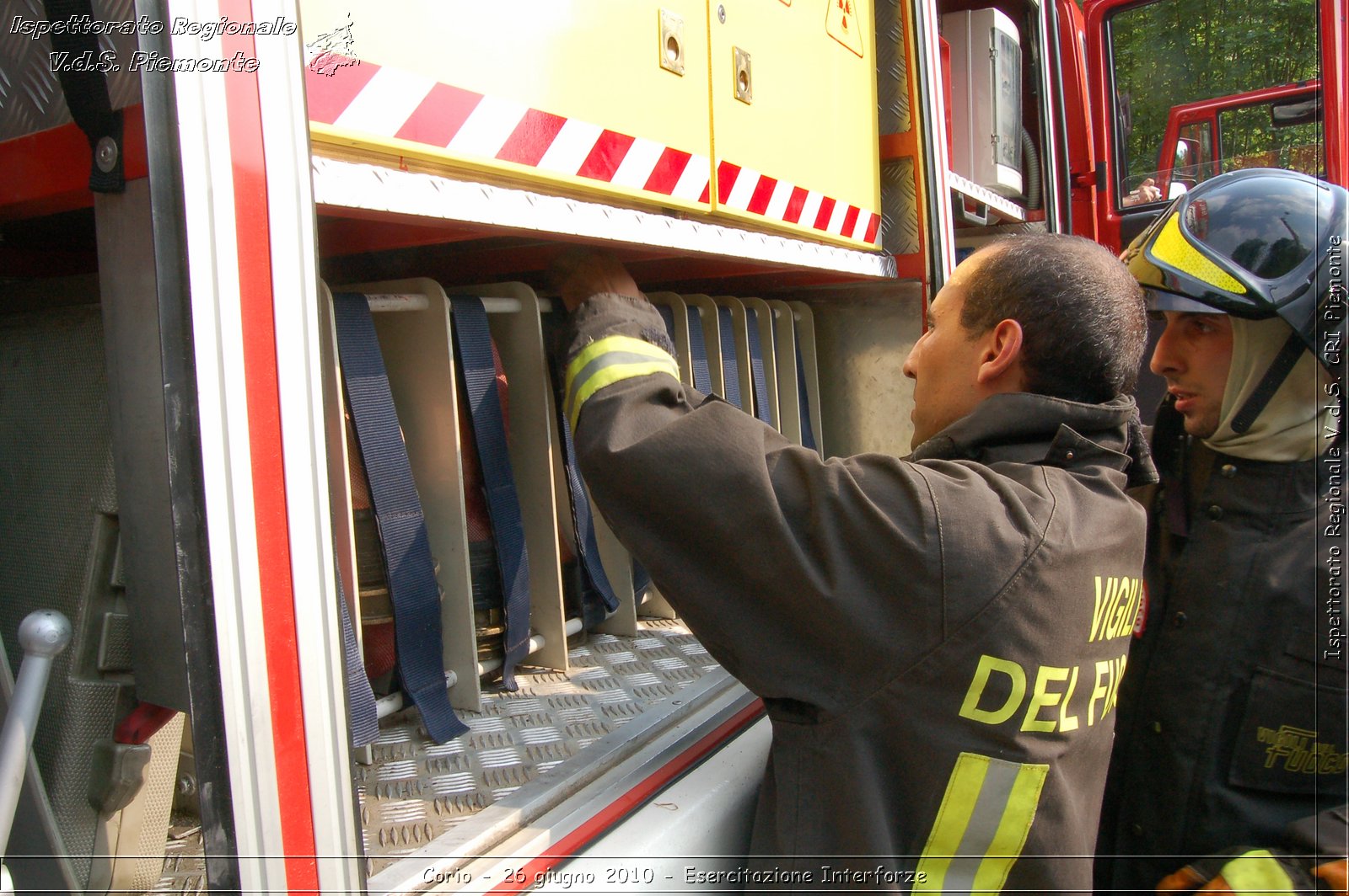 Corio - 26 giugno 2010 - Esercitazione Interforze -  Croce Rossa Italiana - Ispettorato Regionale Volontari del Soccorso Piemonte