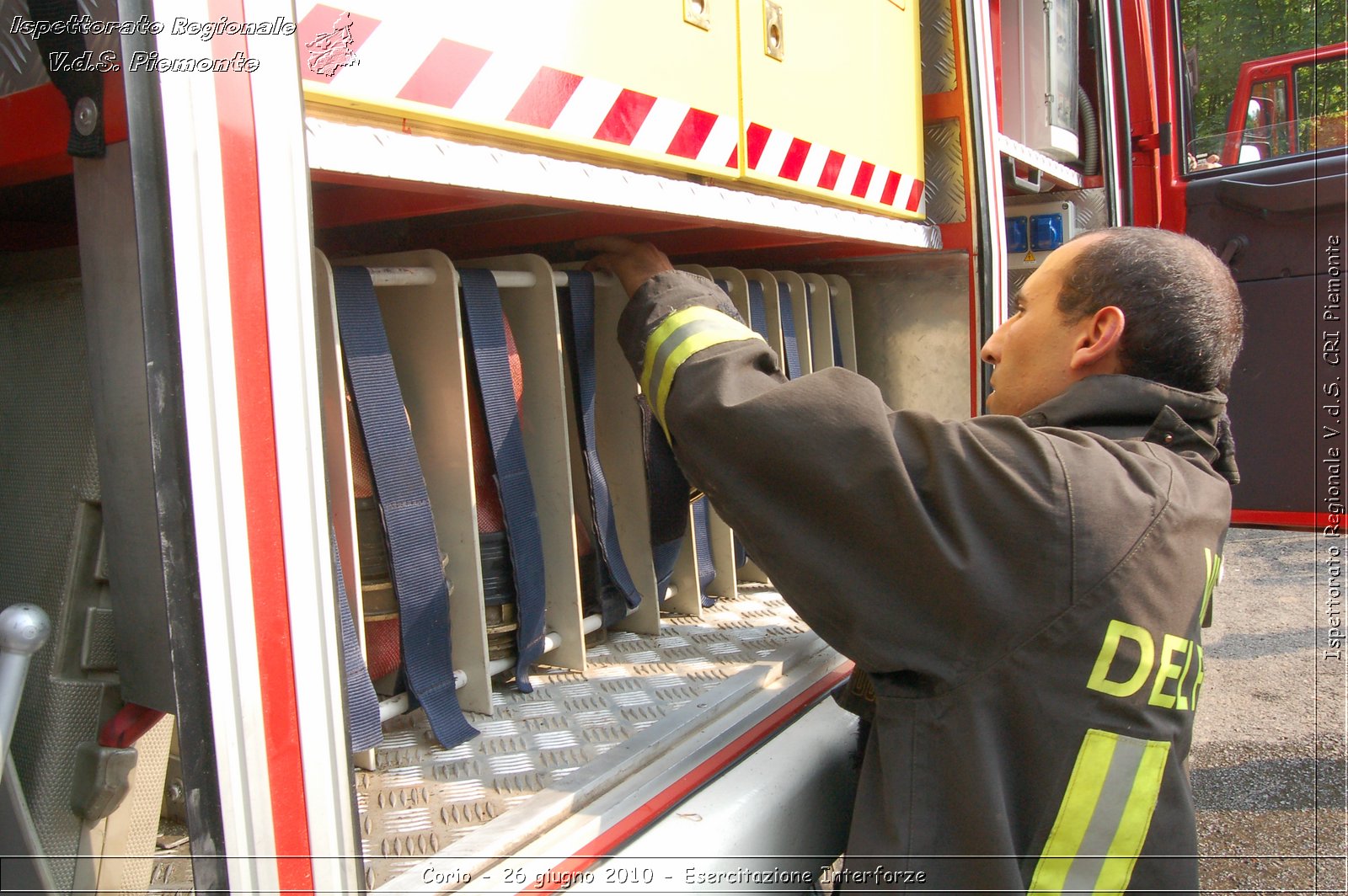 Corio - 26 giugno 2010 - Esercitazione Interforze -  Croce Rossa Italiana - Ispettorato Regionale Volontari del Soccorso Piemonte