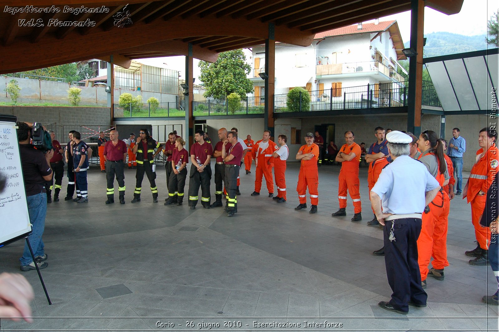 Corio - 26 giugno 2010 - Esercitazione Interforze -  Croce Rossa Italiana - Ispettorato Regionale Volontari del Soccorso Piemonte