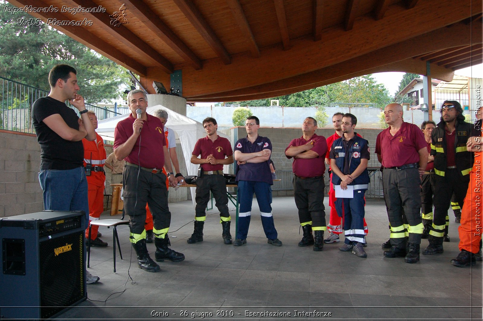 Corio - 26 giugno 2010 - Esercitazione Interforze -  Croce Rossa Italiana - Ispettorato Regionale Volontari del Soccorso Piemonte