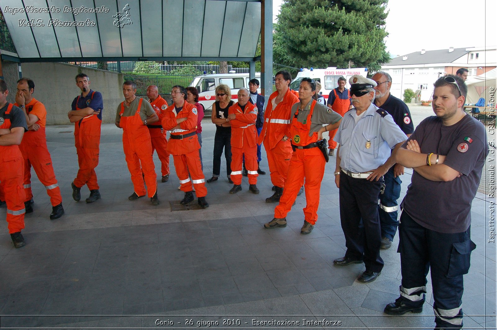 Corio - 26 giugno 2010 - Esercitazione Interforze -  Croce Rossa Italiana - Ispettorato Regionale Volontari del Soccorso Piemonte