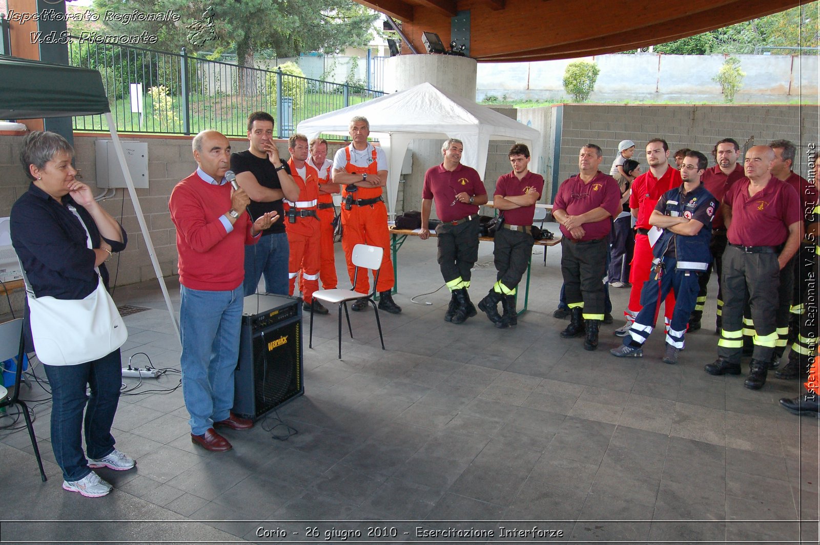 Corio - 26 giugno 2010 - Esercitazione Interforze -  Croce Rossa Italiana - Ispettorato Regionale Volontari del Soccorso Piemonte