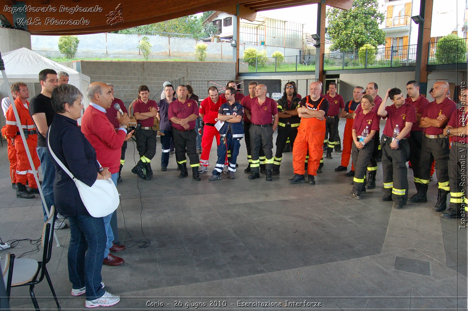 Corio - 26 giugno 2010 - Esercitazione Interforze -  Croce Rossa Italiana - Ispettorato Regionale Volontari del Soccorso Piemonte