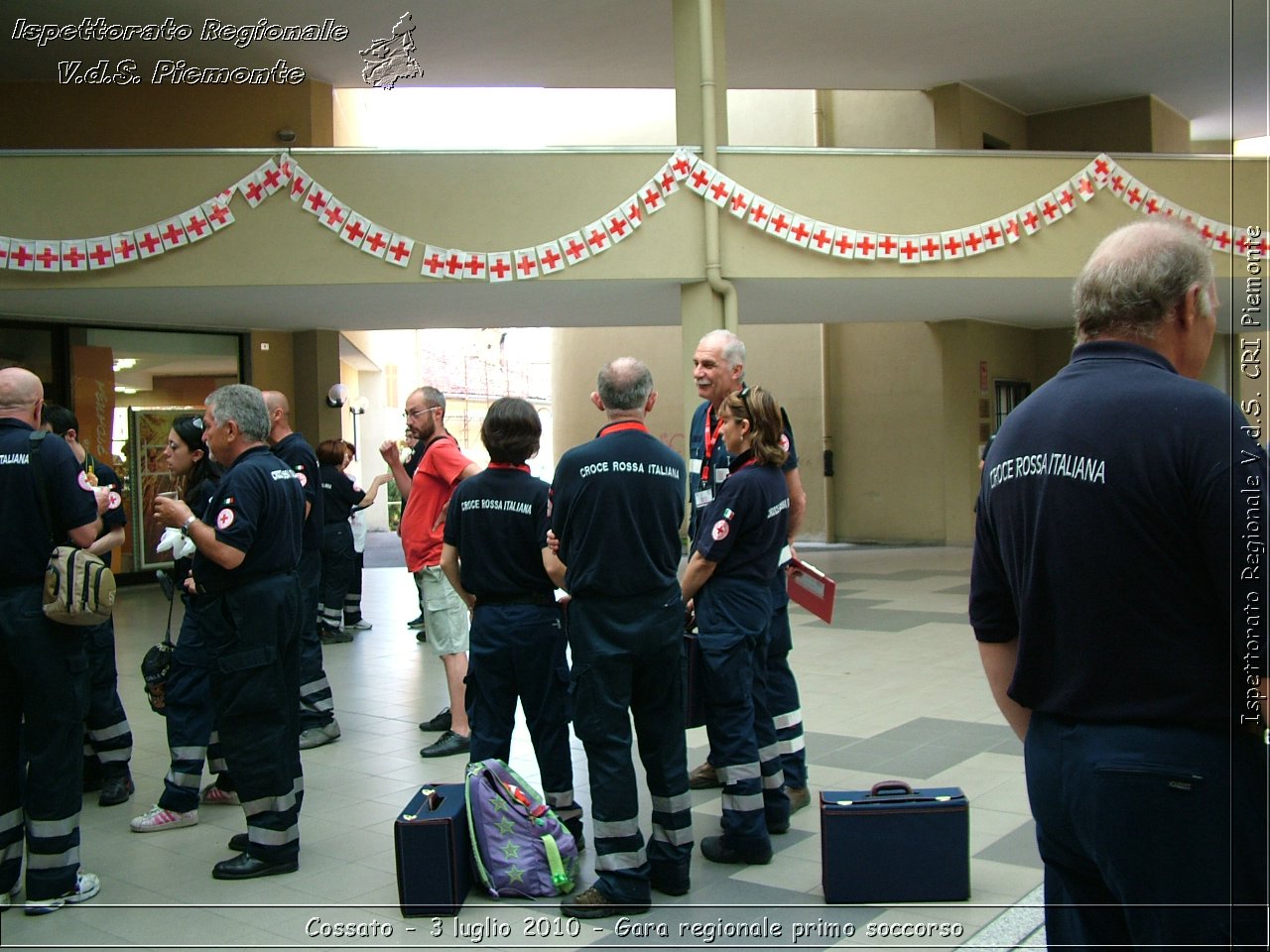 Cossato - 3 luglio 2010 - Gara regionale primo soccorso -  Croce Rossa Italiana - Ispettorato Regionale Volontari del Soccorso Piemonte