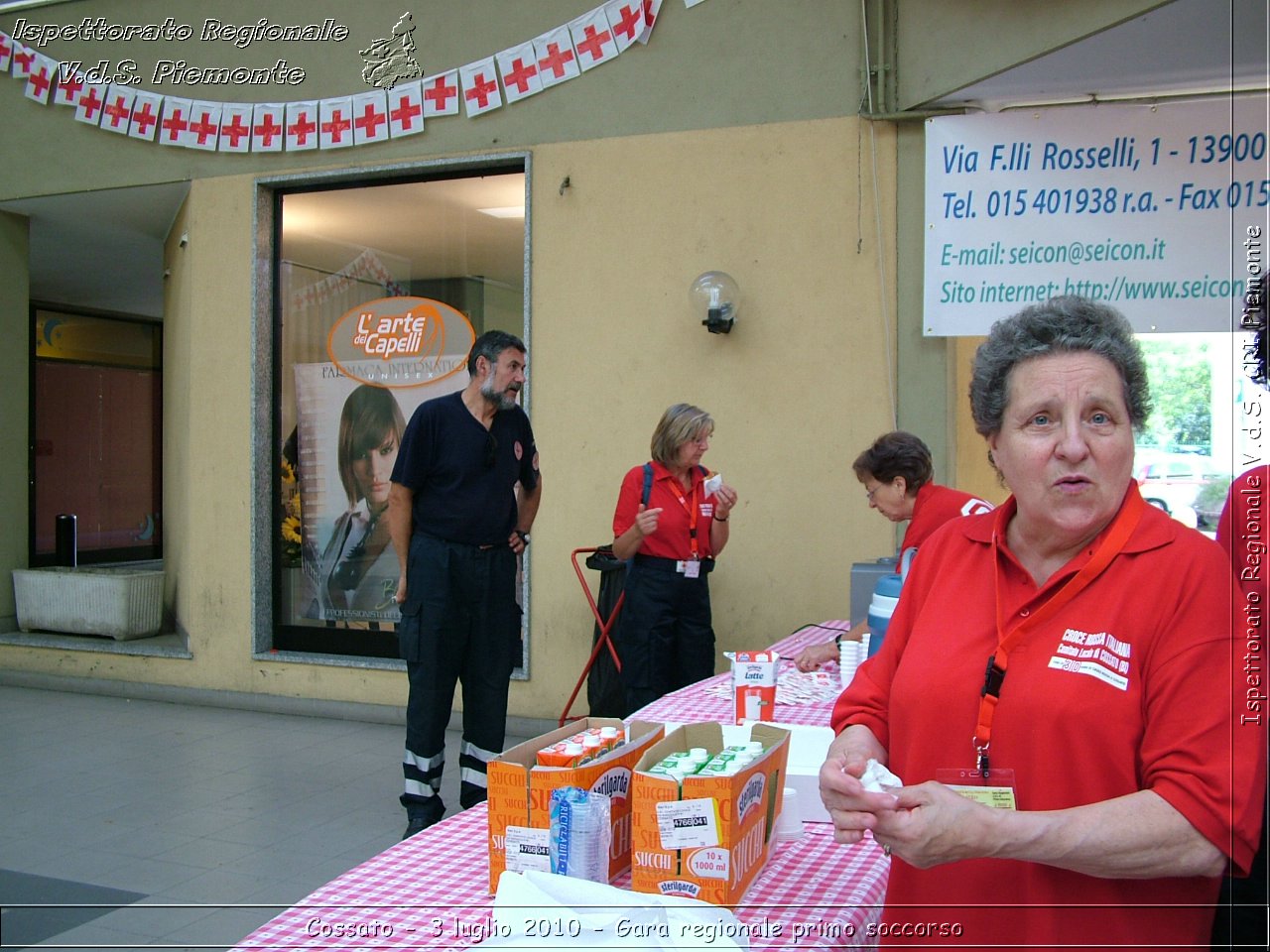 Cossato - 3 luglio 2010 - Gara regionale primo soccorso -  Croce Rossa Italiana - Ispettorato Regionale Volontari del Soccorso Piemonte