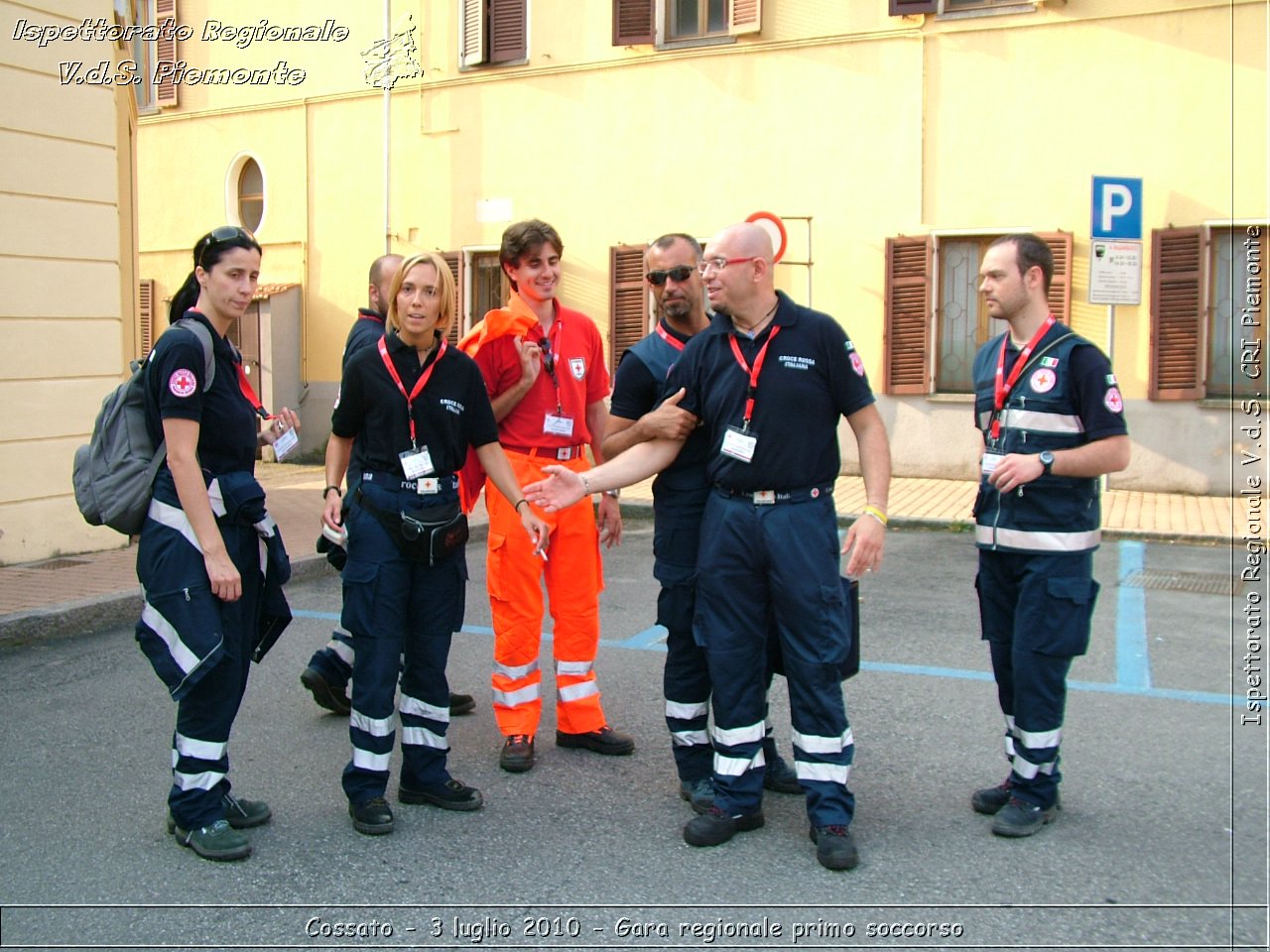 Cossato - 3 luglio 2010 - Gara regionale primo soccorso -  Croce Rossa Italiana - Ispettorato Regionale Volontari del Soccorso Piemonte