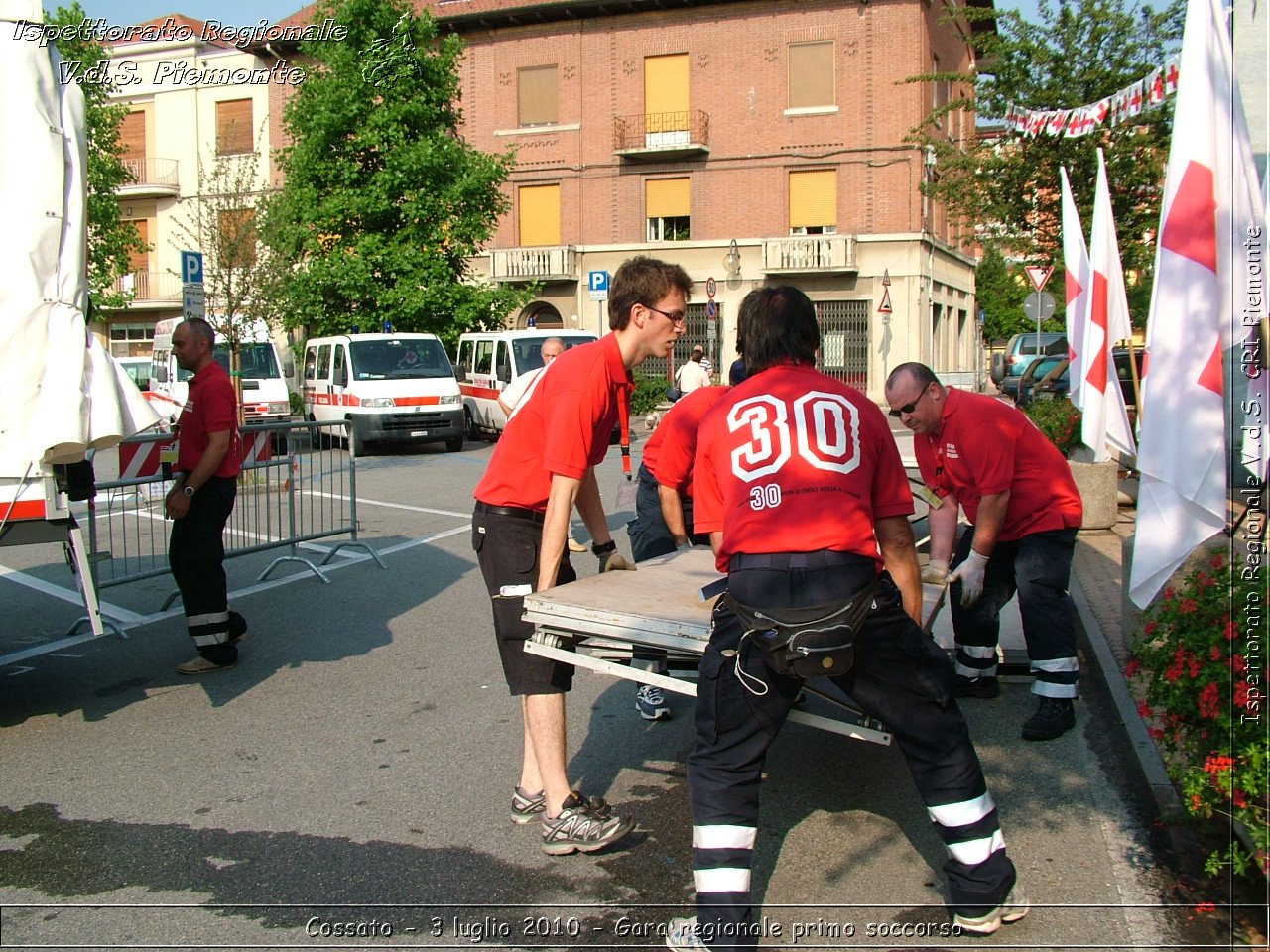 Cossato - 3 luglio 2010 - Gara regionale primo soccorso -  Croce Rossa Italiana - Ispettorato Regionale Volontari del Soccorso Piemonte