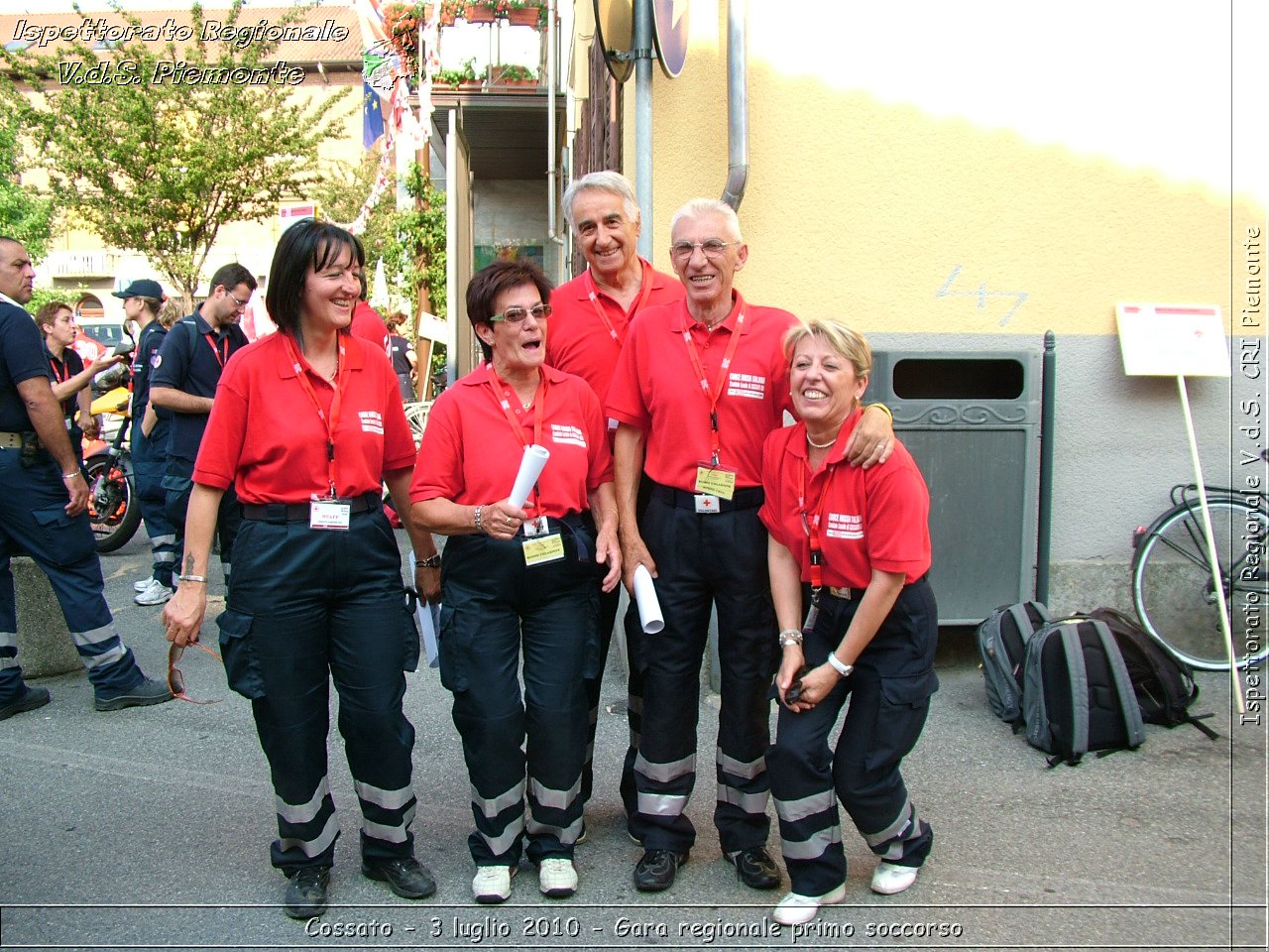 Cossato - 3 luglio 2010 - Gara regionale primo soccorso -  Croce Rossa Italiana - Ispettorato Regionale Volontari del Soccorso Piemonte