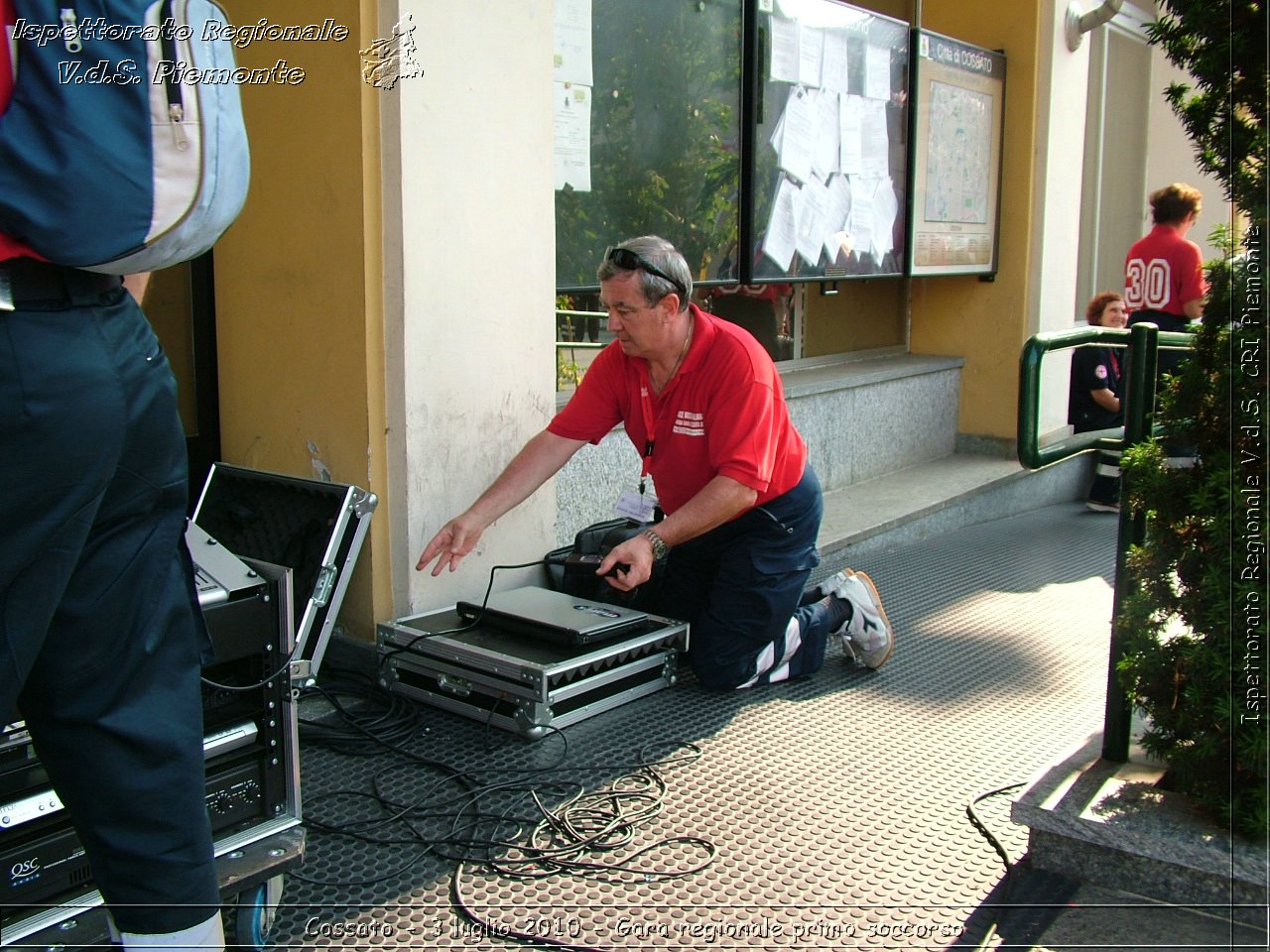 Cossato - 3 luglio 2010 - Gara regionale primo soccorso -  Croce Rossa Italiana - Ispettorato Regionale Volontari del Soccorso Piemonte