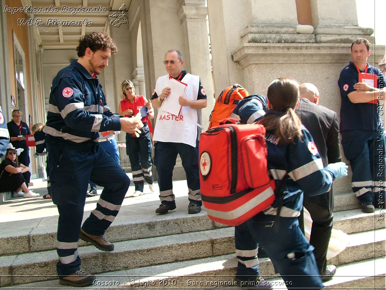 Cossato - 3 luglio 2010 - Gara regionale primo soccorso -  Croce Rossa Italiana - Ispettorato Regionale Volontari del Soccorso Piemonte