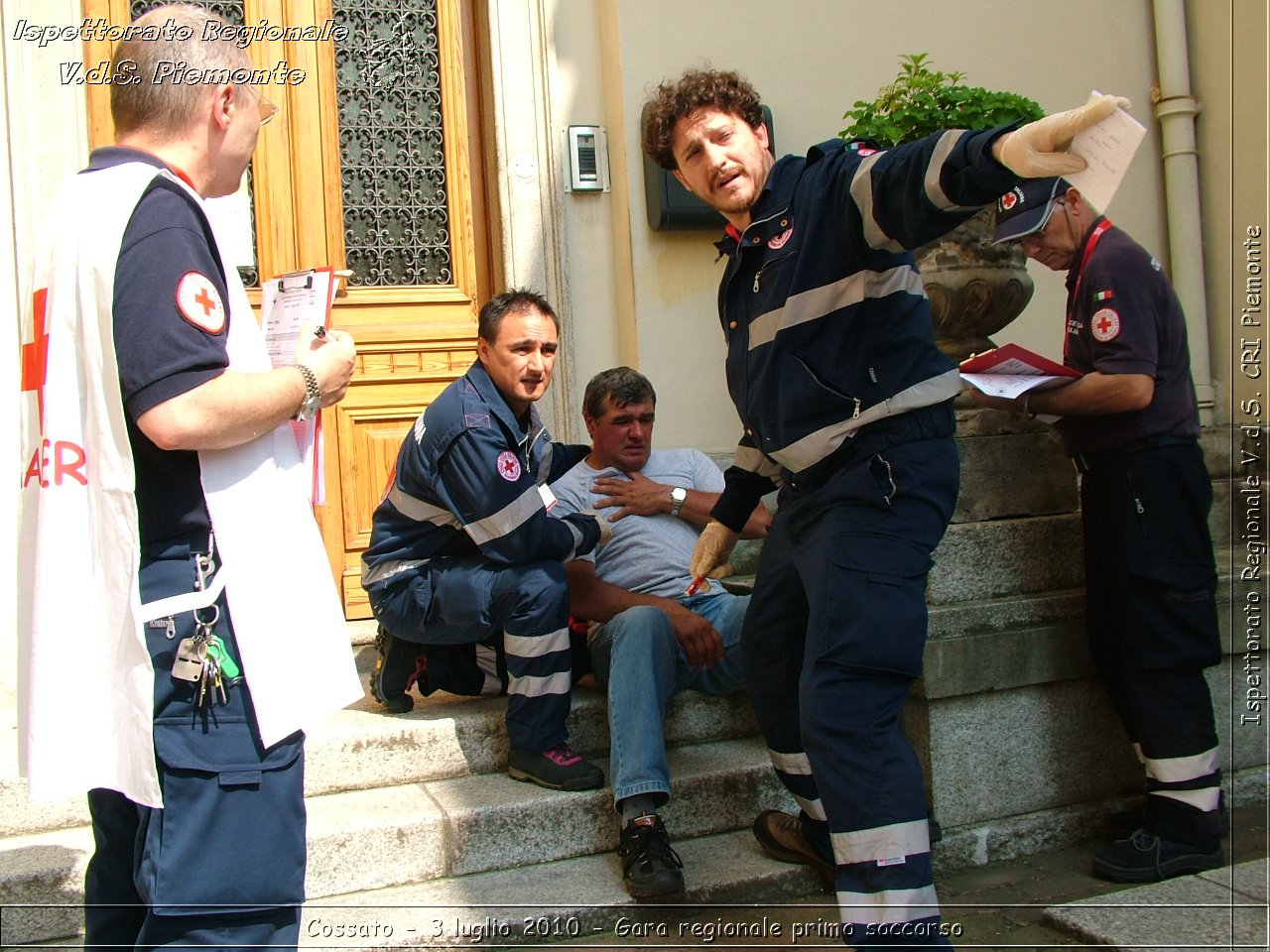 Cossato - 3 luglio 2010 - Gara regionale primo soccorso -  Croce Rossa Italiana - Ispettorato Regionale Volontari del Soccorso Piemonte