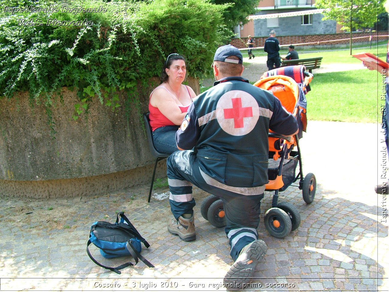 Cossato - 3 luglio 2010 - Gara regionale primo soccorso -  Croce Rossa Italiana - Ispettorato Regionale Volontari del Soccorso Piemonte