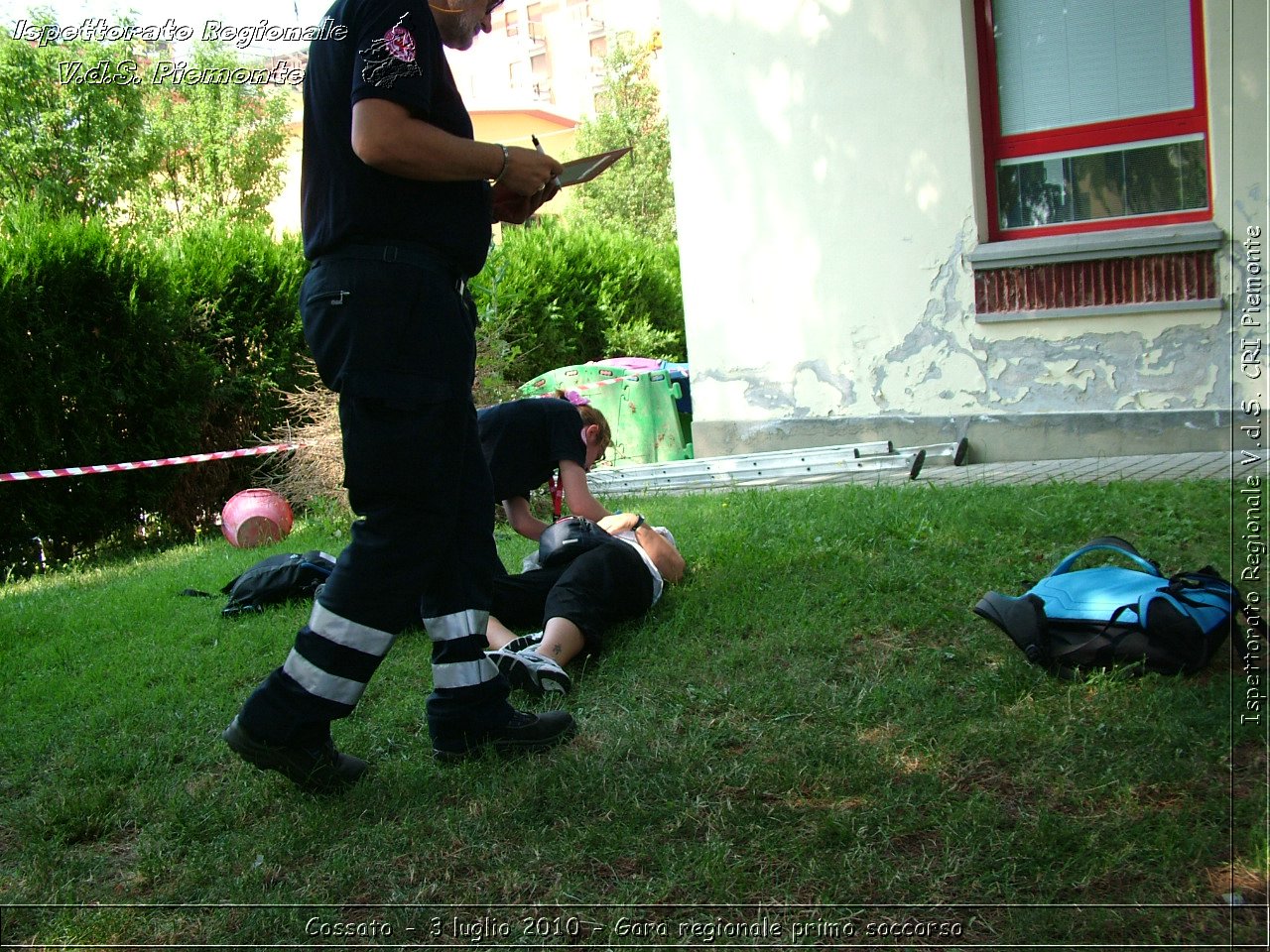 Cossato - 3 luglio 2010 - Gara regionale primo soccorso -  Croce Rossa Italiana - Ispettorato Regionale Volontari del Soccorso Piemonte