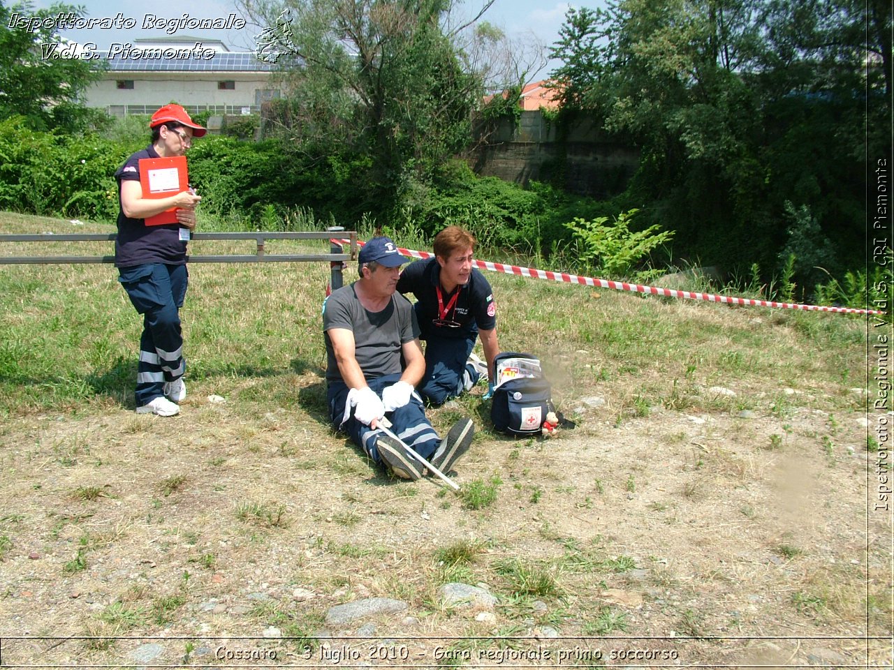 Cossato - 3 luglio 2010 - Gara regionale primo soccorso -  Croce Rossa Italiana - Ispettorato Regionale Volontari del Soccorso Piemonte