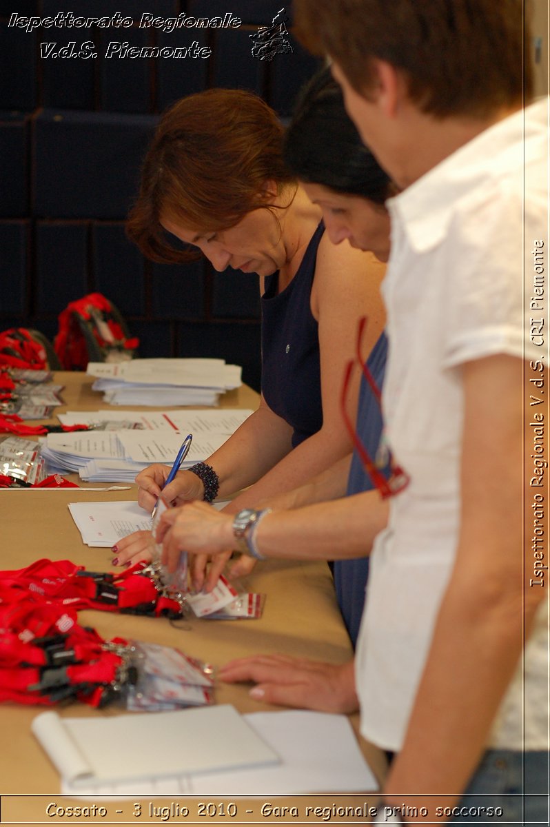 Cossato - 3 luglio 2010 - Gara regionale primo soccorso -  Croce Rossa Italiana - Ispettorato Regionale Volontari del Soccorso Piemonte