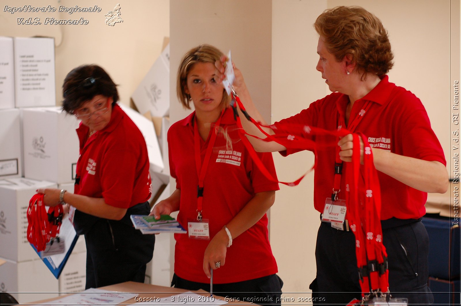 Cossato - 3 luglio 2010 - Gara regionale primo soccorso -  Croce Rossa Italiana - Ispettorato Regionale Volontari del Soccorso Piemonte