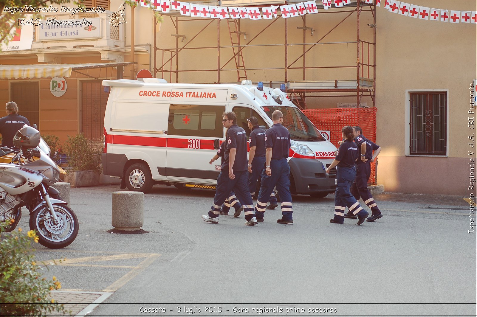 Cossato - 3 luglio 2010 - Gara regionale primo soccorso -  Croce Rossa Italiana - Ispettorato Regionale Volontari del Soccorso Piemonte