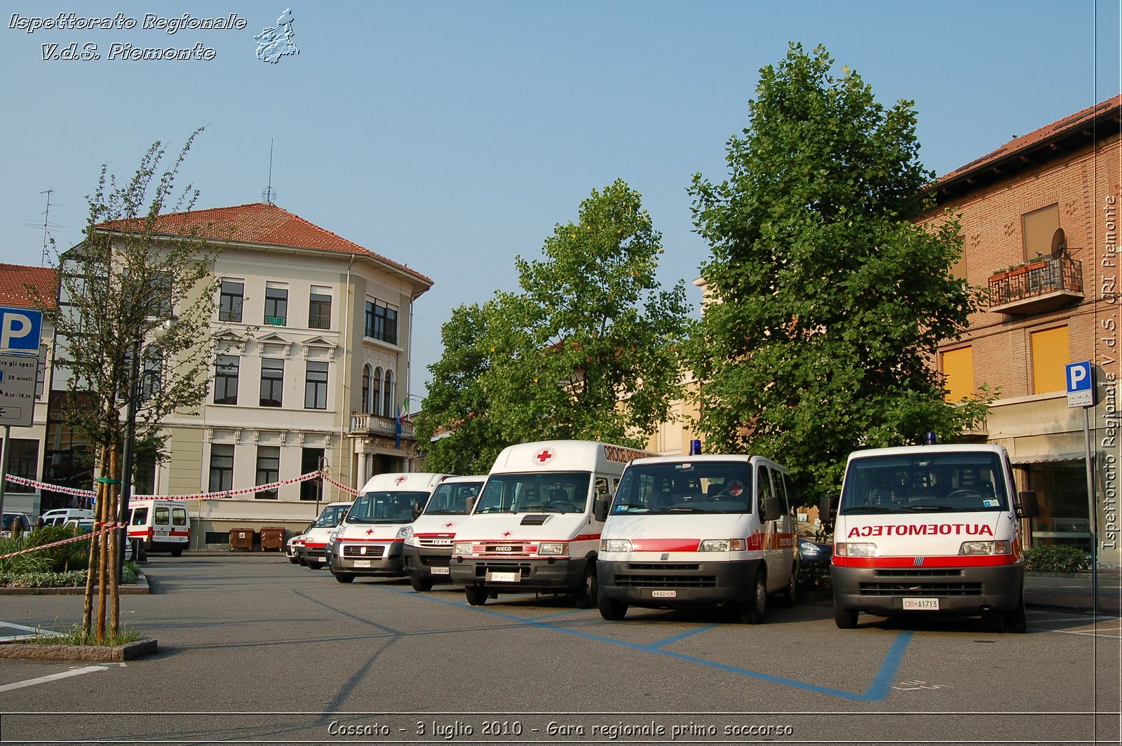 Cossato - 3 luglio 2010 - Gara regionale primo soccorso -  Croce Rossa Italiana - Ispettorato Regionale Volontari del Soccorso Piemonte