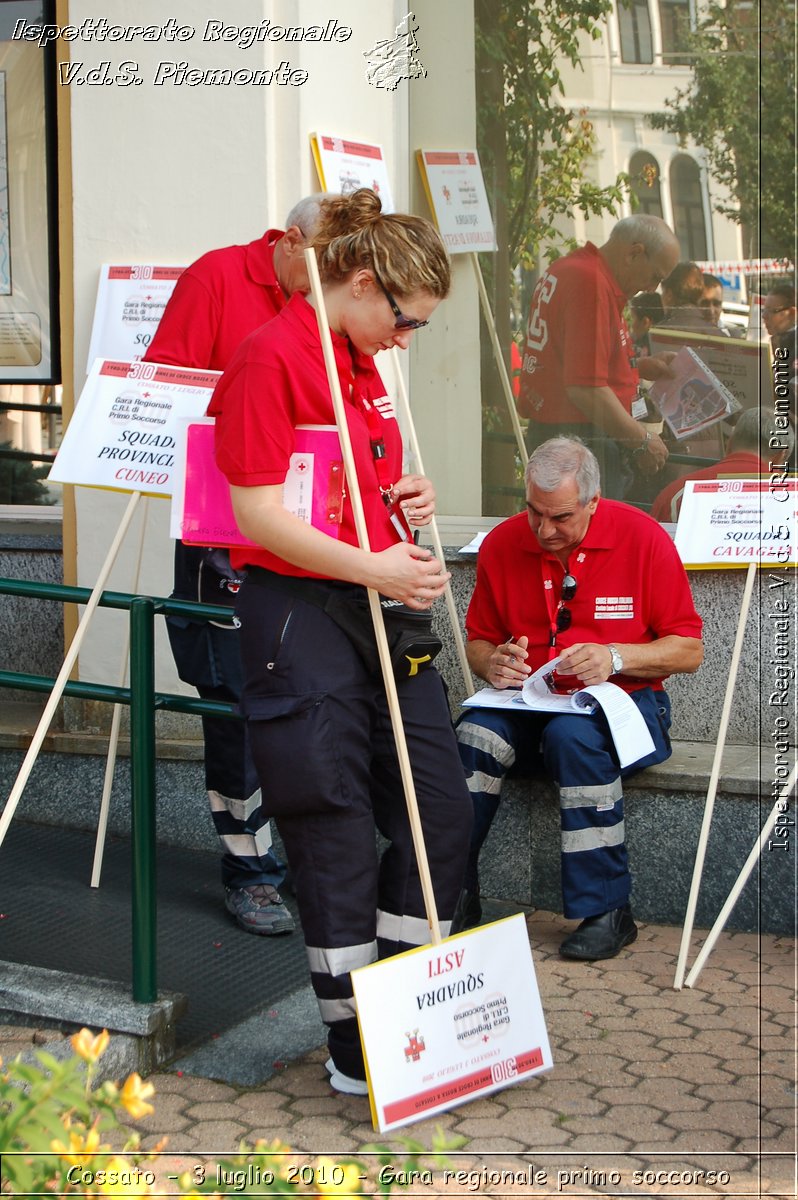 Cossato - 3 luglio 2010 - Gara regionale primo soccorso -  Croce Rossa Italiana - Ispettorato Regionale Volontari del Soccorso Piemonte