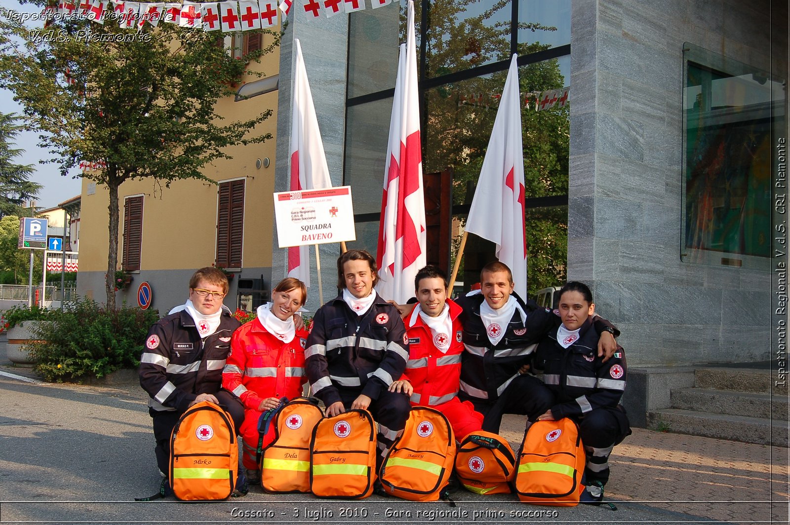 Cossato - 3 luglio 2010 - Gara regionale primo soccorso -  Croce Rossa Italiana - Ispettorato Regionale Volontari del Soccorso Piemonte