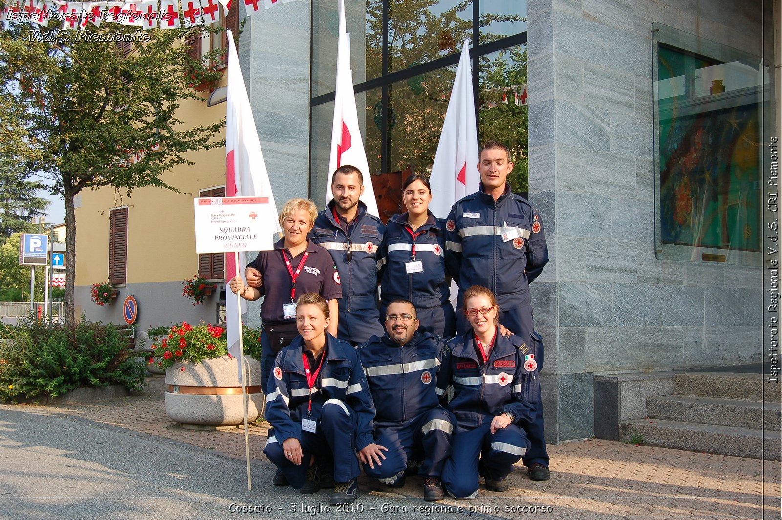 Cossato - 3 luglio 2010 - Gara regionale primo soccorso -  Croce Rossa Italiana - Ispettorato Regionale Volontari del Soccorso Piemonte