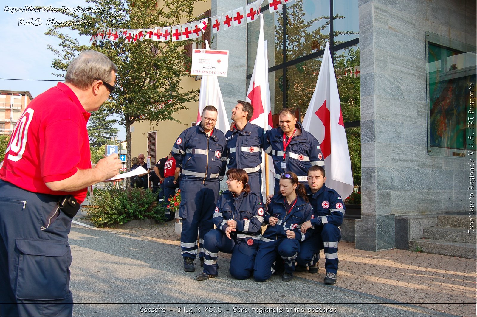 Cossato - 3 luglio 2010 - Gara regionale primo soccorso -  Croce Rossa Italiana - Ispettorato Regionale Volontari del Soccorso Piemonte