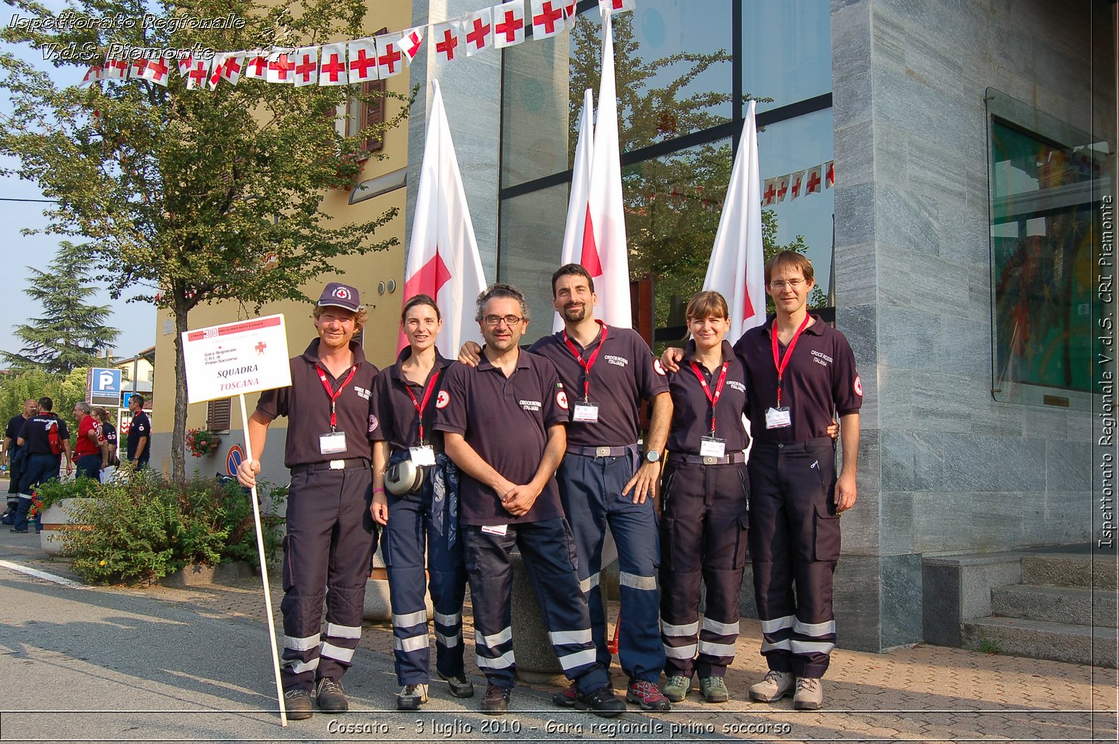 Cossato - 3 luglio 2010 - Gara regionale primo soccorso -  Croce Rossa Italiana - Ispettorato Regionale Volontari del Soccorso Piemonte