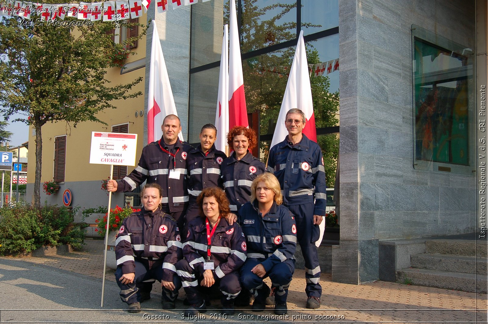 Cossato - 3 luglio 2010 - Gara regionale primo soccorso -  Croce Rossa Italiana - Ispettorato Regionale Volontari del Soccorso Piemonte