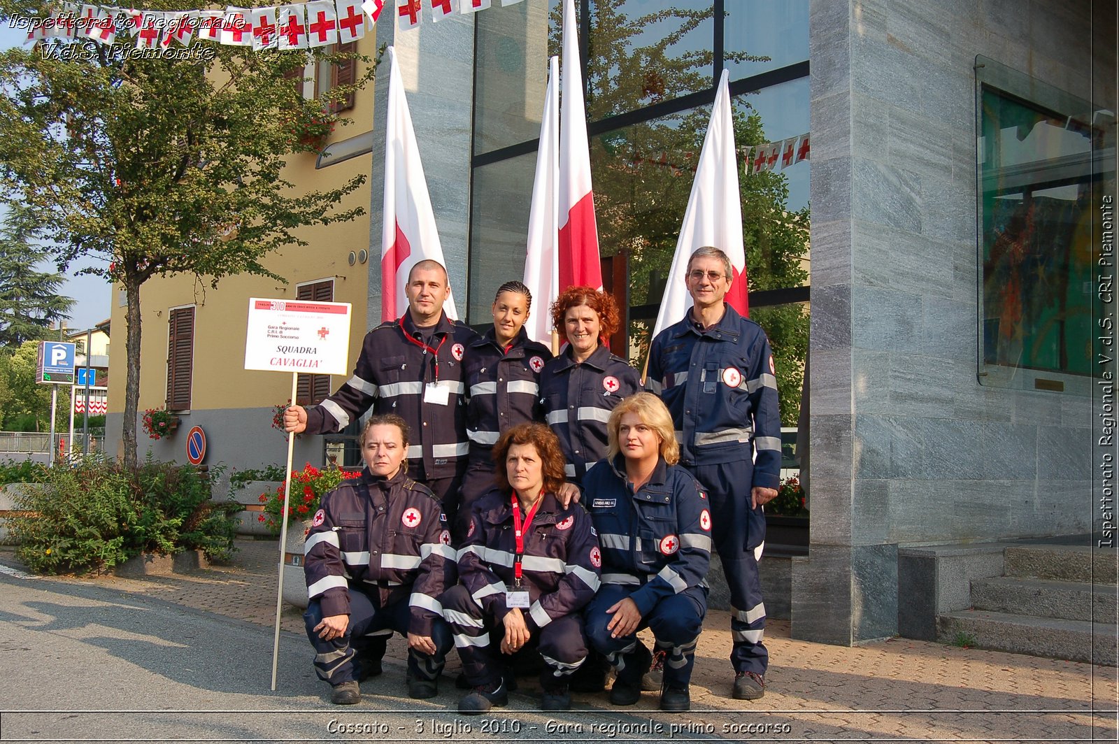 Cossato - 3 luglio 2010 - Gara regionale primo soccorso -  Croce Rossa Italiana - Ispettorato Regionale Volontari del Soccorso Piemonte