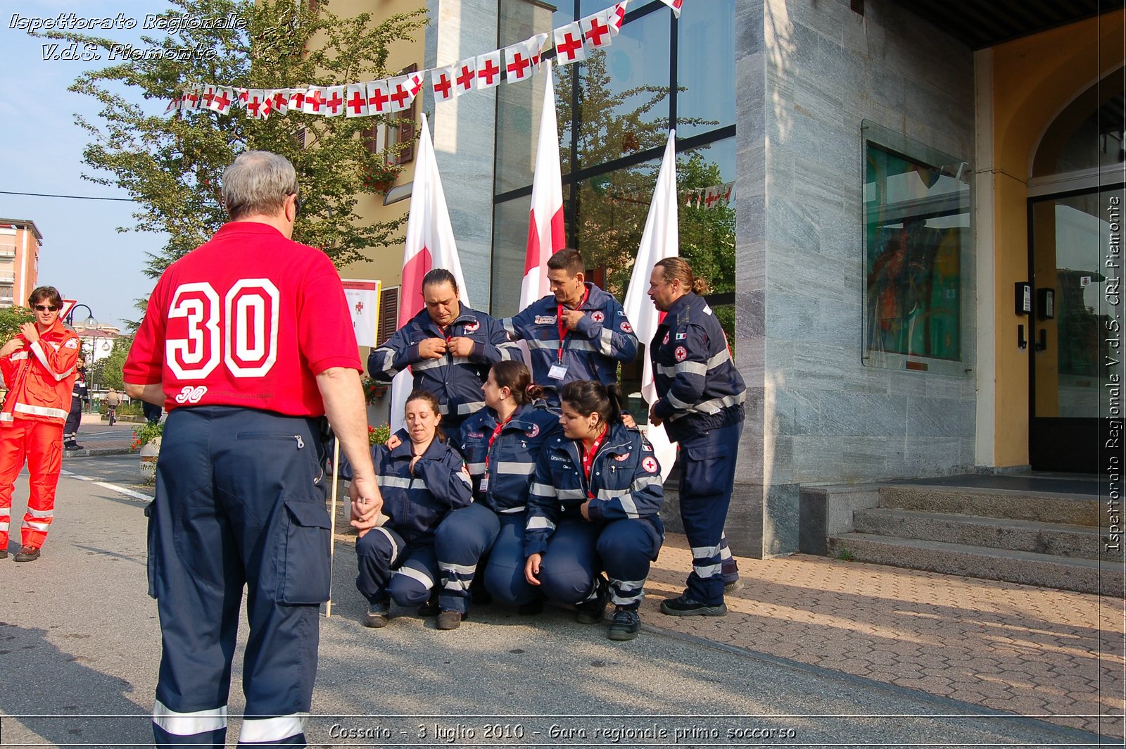 Cossato - 3 luglio 2010 - Gara regionale primo soccorso -  Croce Rossa Italiana - Ispettorato Regionale Volontari del Soccorso Piemonte