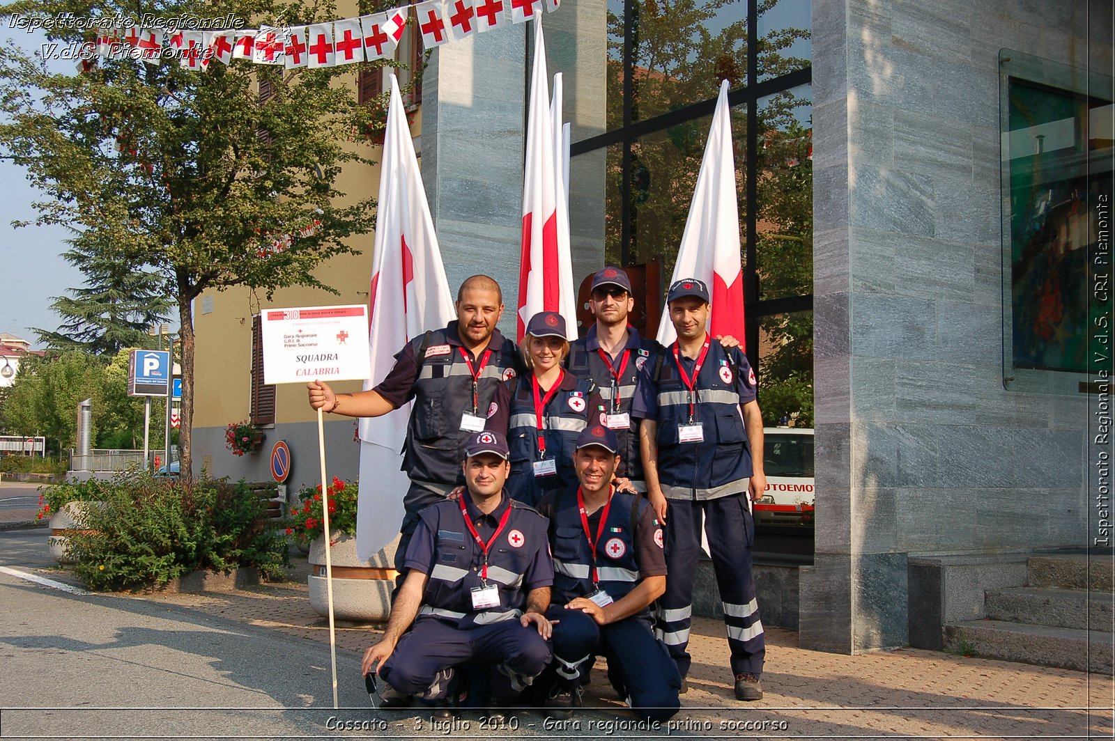 Cossato - 3 luglio 2010 - Gara regionale primo soccorso -  Croce Rossa Italiana - Ispettorato Regionale Volontari del Soccorso Piemonte