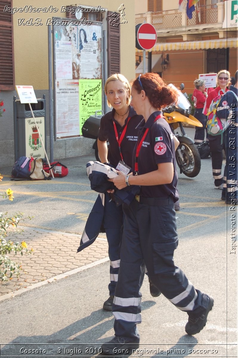 Cossato - 3 luglio 2010 - Gara regionale primo soccorso -  Croce Rossa Italiana - Ispettorato Regionale Volontari del Soccorso Piemonte