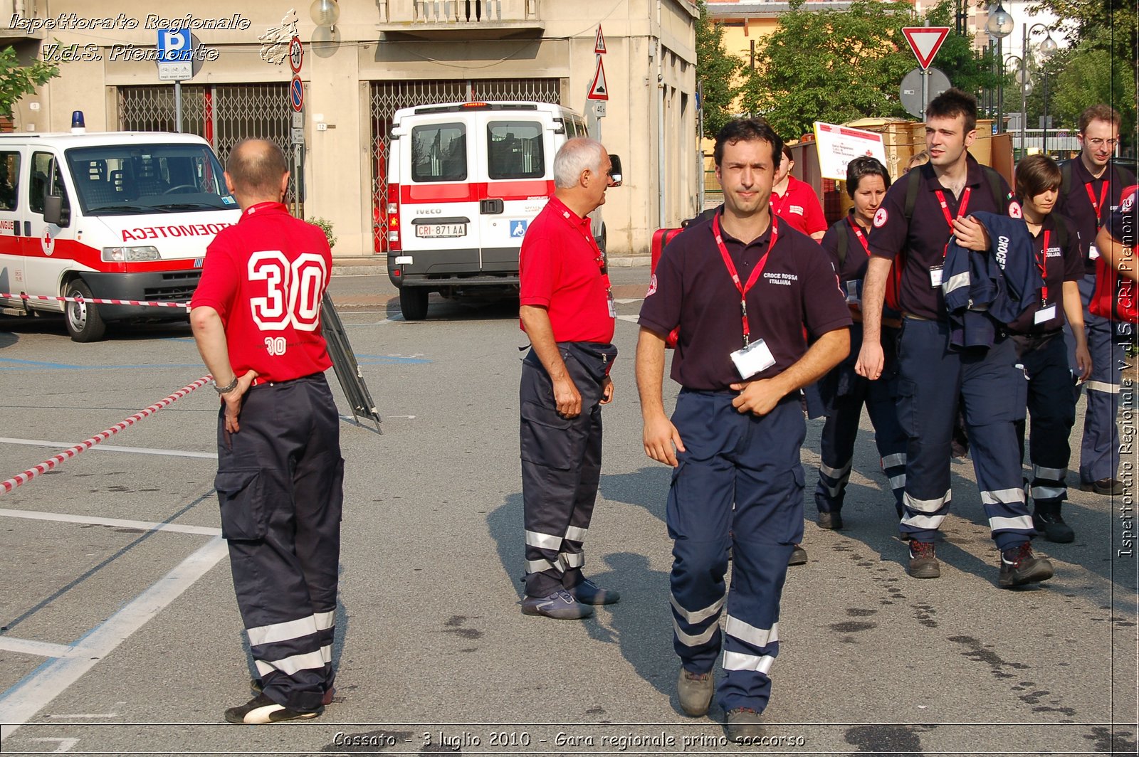 Cossato - 3 luglio 2010 - Gara regionale primo soccorso -  Croce Rossa Italiana - Ispettorato Regionale Volontari del Soccorso Piemonte