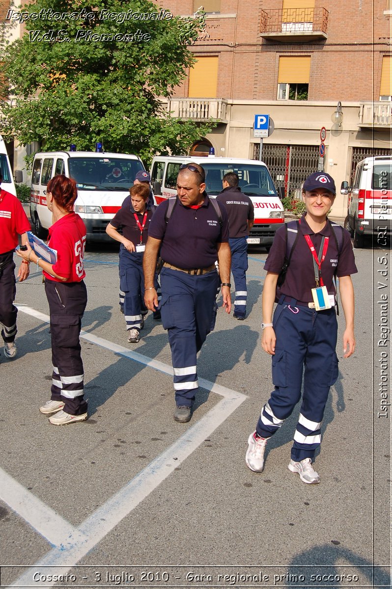 Cossato - 3 luglio 2010 - Gara regionale primo soccorso -  Croce Rossa Italiana - Ispettorato Regionale Volontari del Soccorso Piemonte