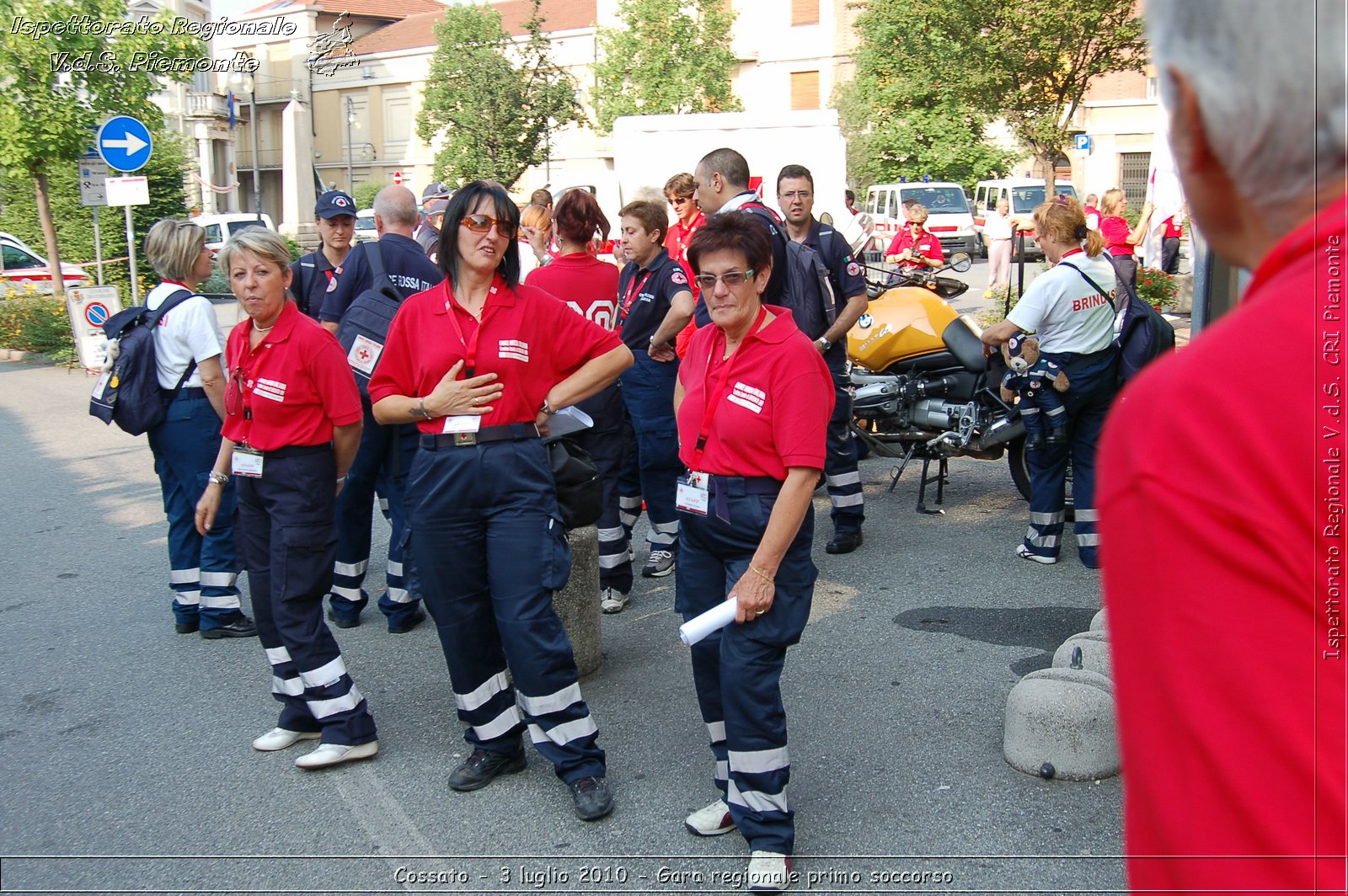 Cossato - 3 luglio 2010 - Gara regionale primo soccorso -  Croce Rossa Italiana - Ispettorato Regionale Volontari del Soccorso Piemonte