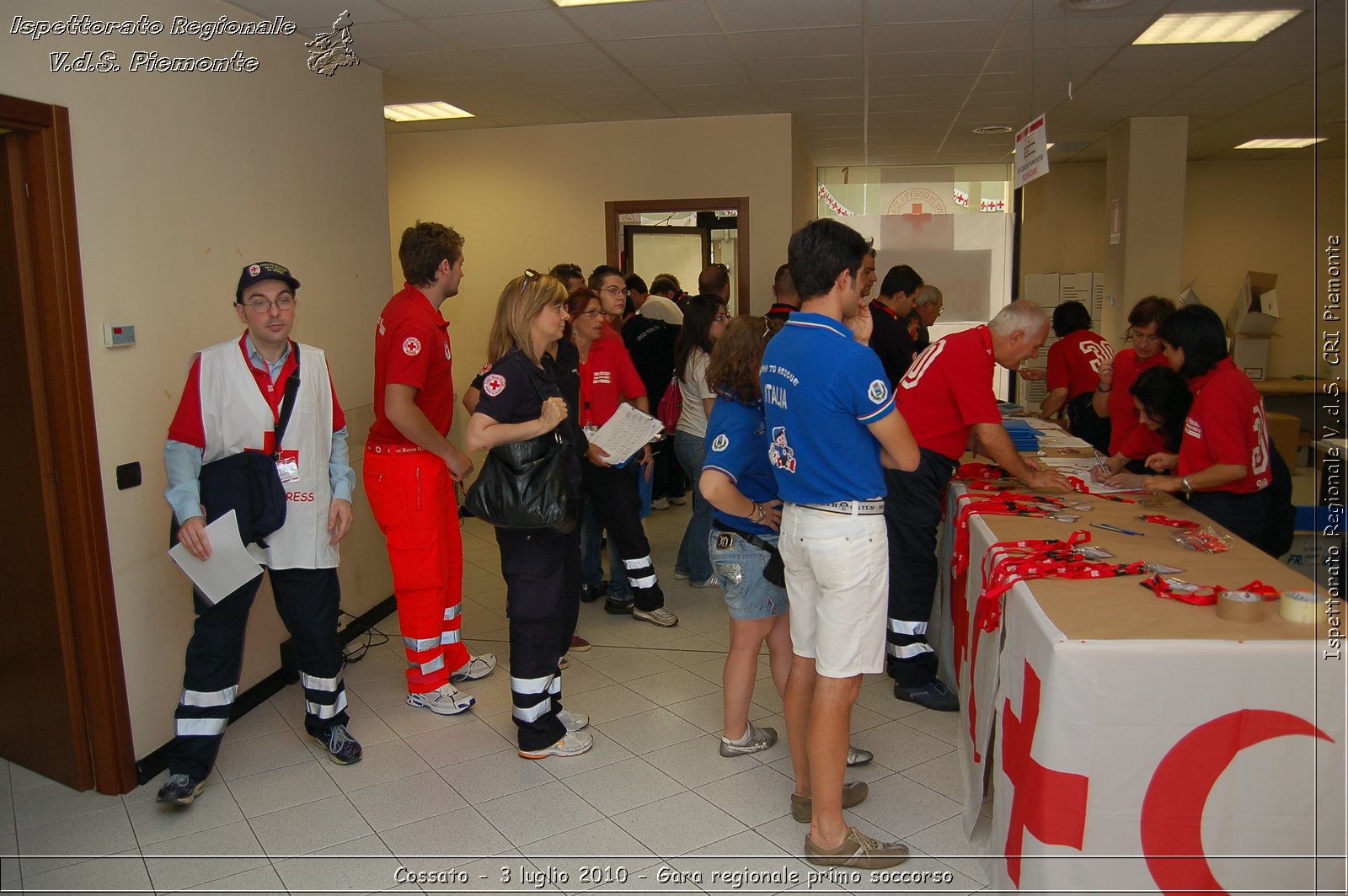 Cossato - 3 luglio 2010 - Gara regionale primo soccorso -  Croce Rossa Italiana - Ispettorato Regionale Volontari del Soccorso Piemonte