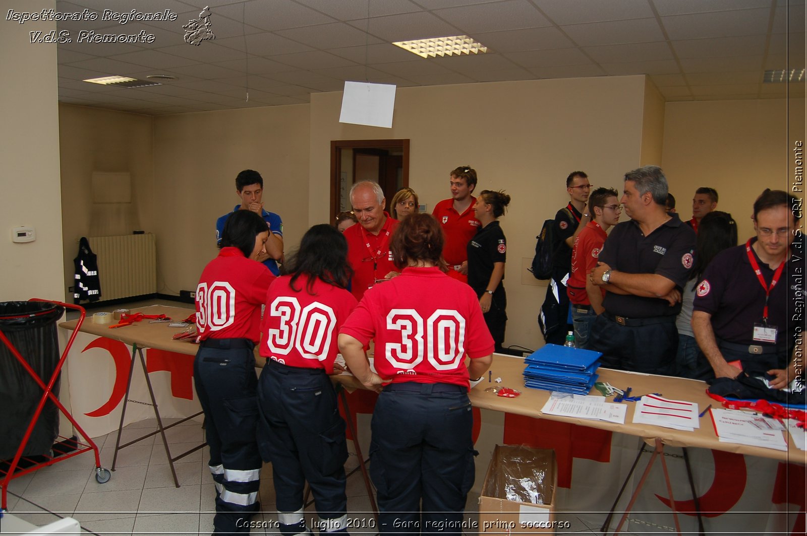 Cossato - 3 luglio 2010 - Gara regionale primo soccorso -  Croce Rossa Italiana - Ispettorato Regionale Volontari del Soccorso Piemonte