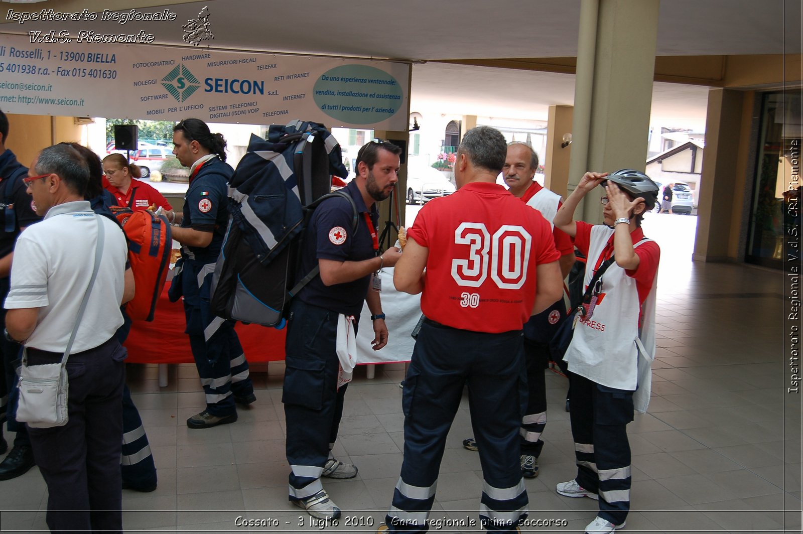 Cossato - 3 luglio 2010 - Gara regionale primo soccorso -  Croce Rossa Italiana - Ispettorato Regionale Volontari del Soccorso Piemonte