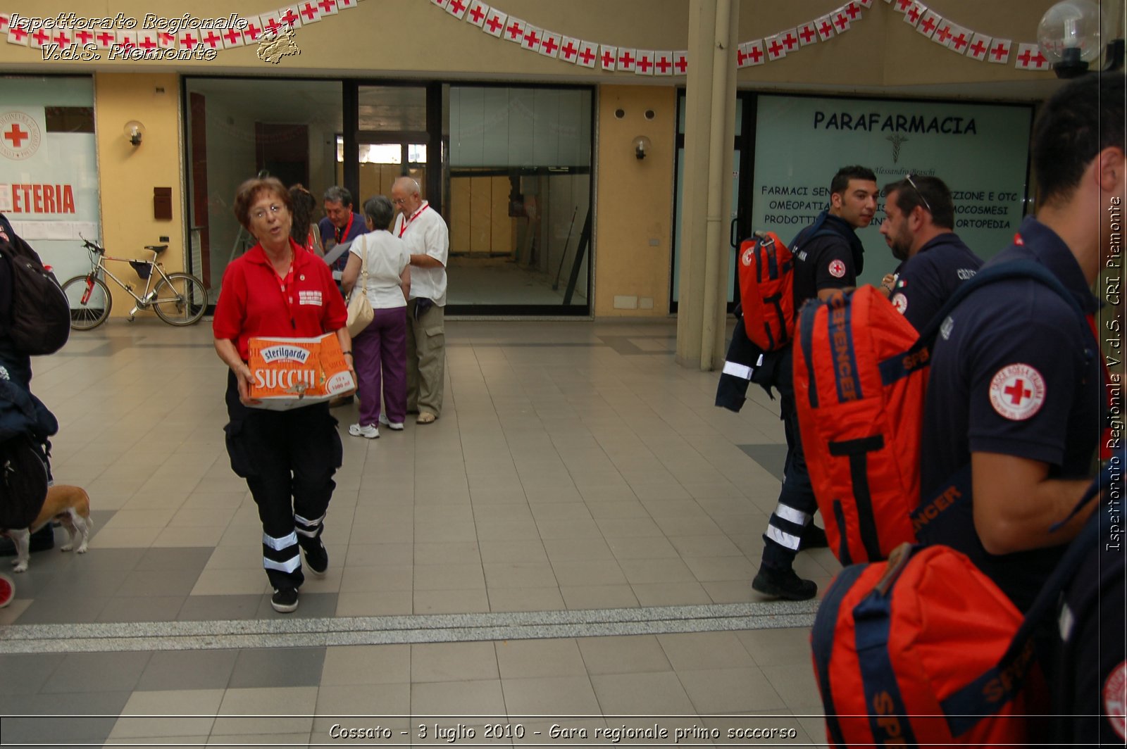 Cossato - 3 luglio 2010 - Gara regionale primo soccorso -  Croce Rossa Italiana - Ispettorato Regionale Volontari del Soccorso Piemonte