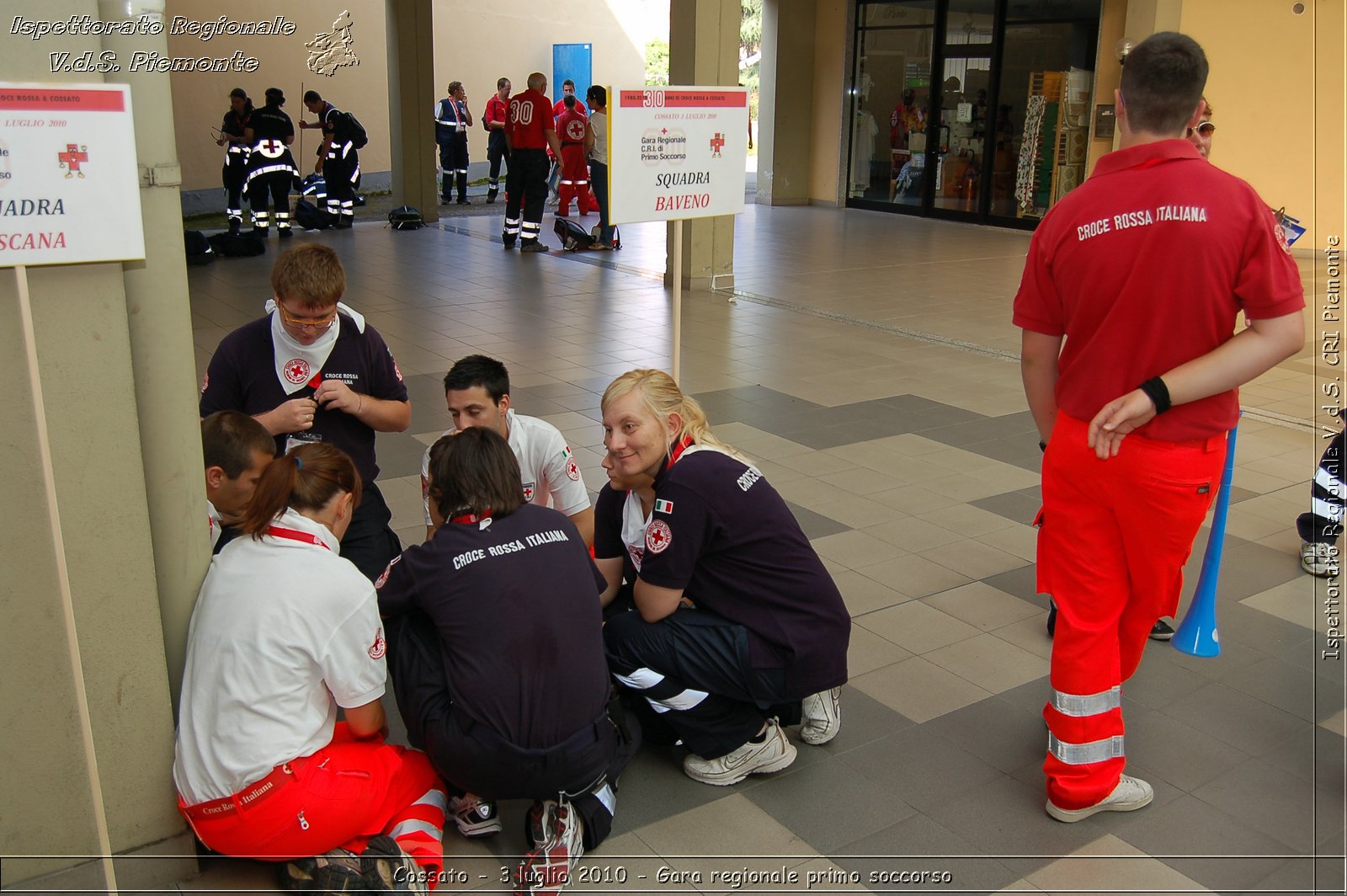 Cossato - 3 luglio 2010 - Gara regionale primo soccorso -  Croce Rossa Italiana - Ispettorato Regionale Volontari del Soccorso Piemonte